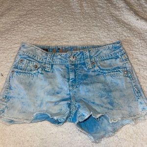 Rock revival light blue shorts size 28